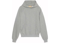 Gucci Cotton Hooded Sweatshirt with Print Grey