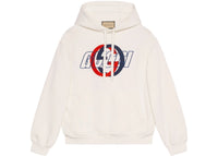 Gucci Cotton Jersey Hooded Sweatshirt Off White
