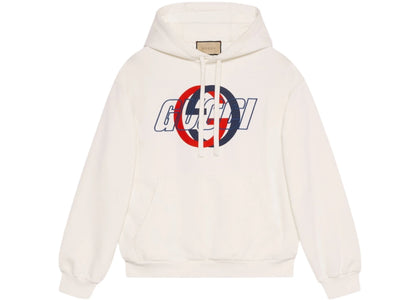 Gucci Cotton Jersey Hooded Sweatshirt Off White - authentic Gucci apparel