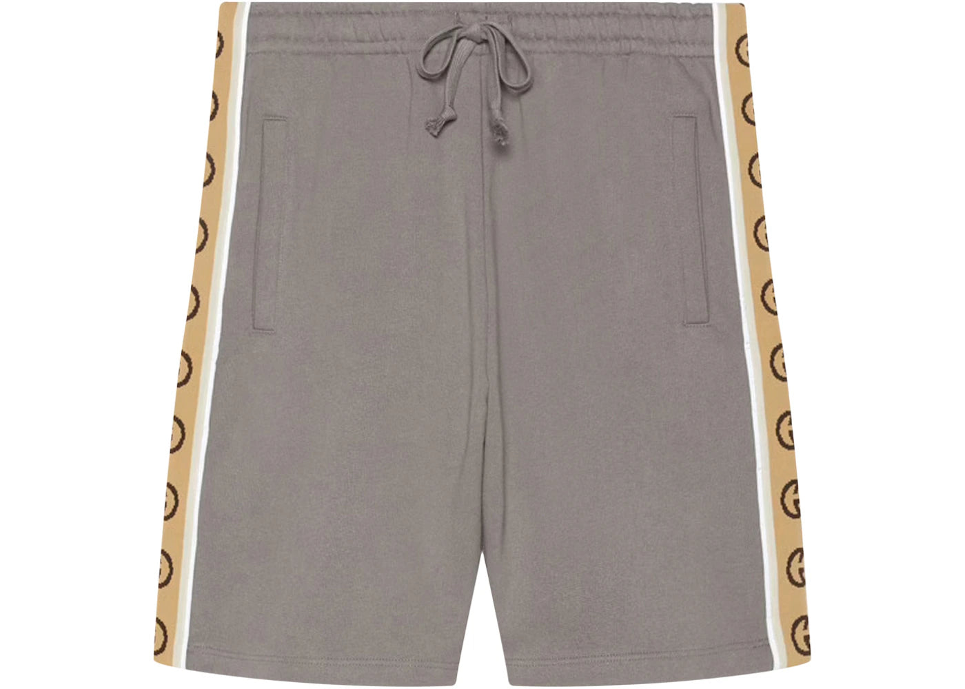 Gucci Cotton Jersey Shorts Grey - vue 360