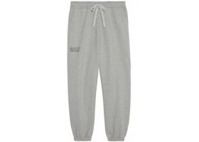 Gucci Cotton Sweatpant with Print Grey