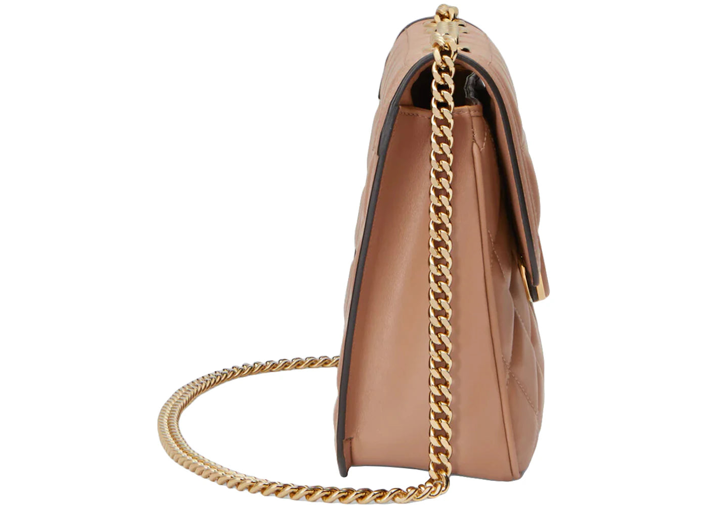 Gucci Deco Kleine Schultertasche Rosa Beige - vue secondaire A