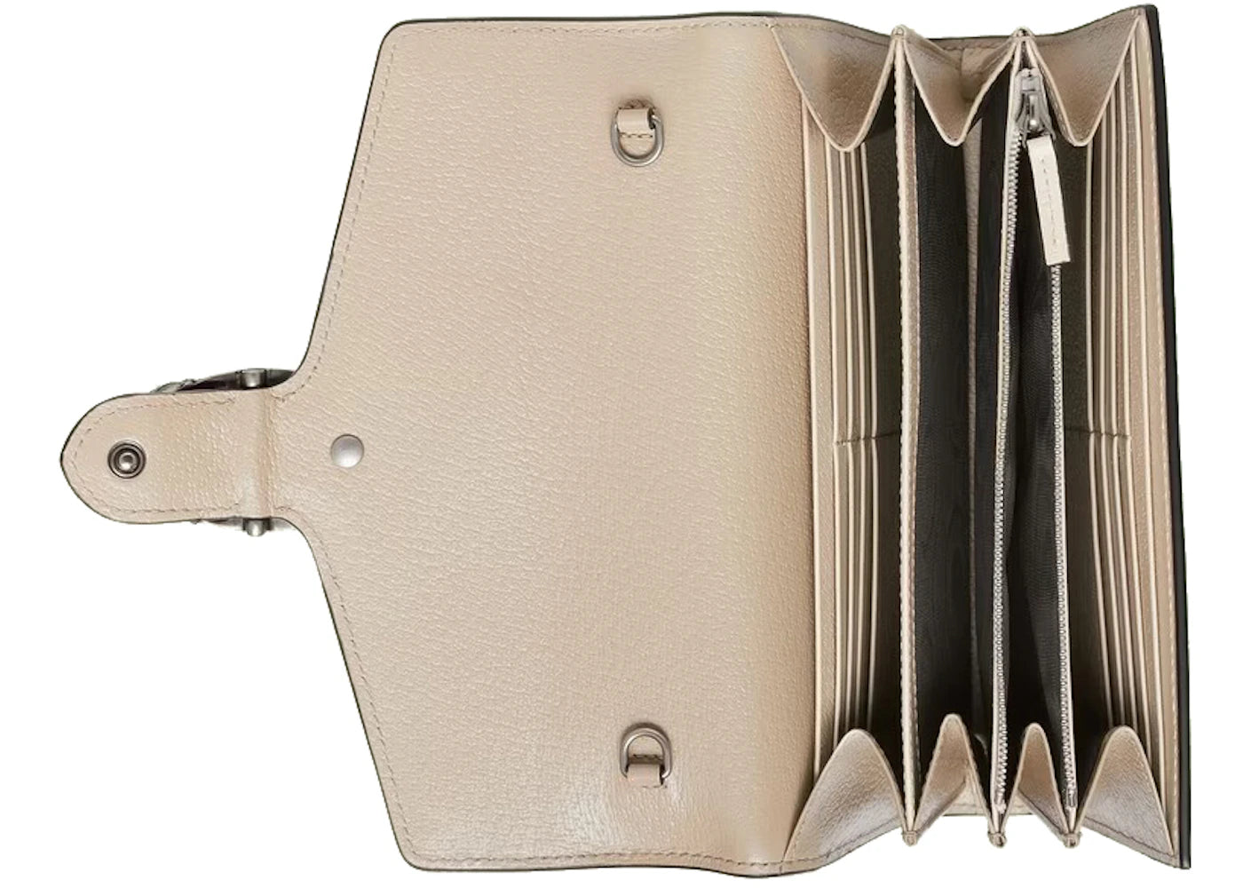 Gucci Dionysus Kettengeldbörse Beige/Weiß - vue secondaire A