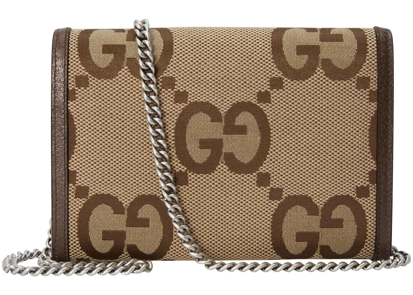 Gucci Dionysus Chain wallet Jumbo GG Camel/Ebony - vue secondaire A