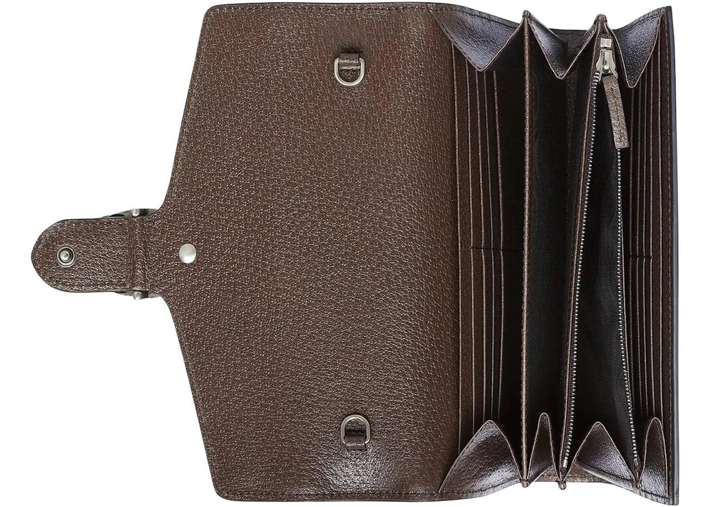 Gucci Dionysus Chain wallet Jumbo GG Camel/Ebony - vue secondaire B