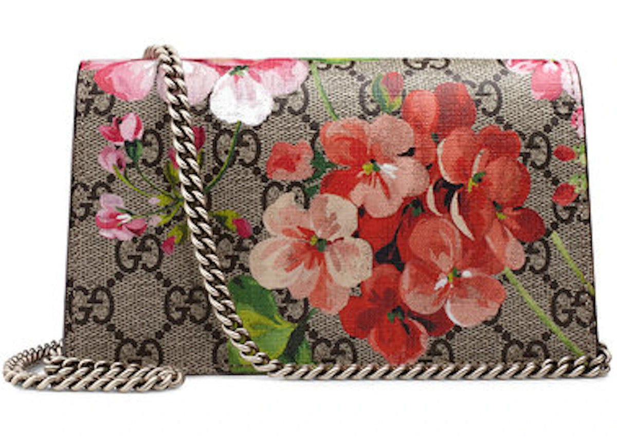 Gucci Dionysus GG Supreme Blooms Super Mini Beige/Ebony - vue secondaire B
