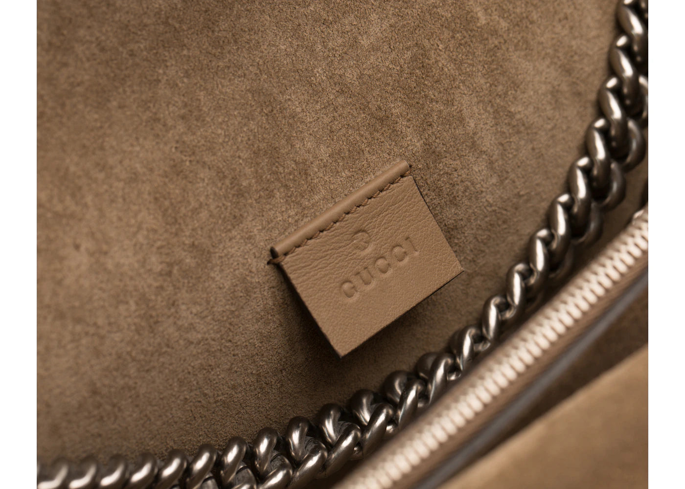 Gucci Dionysus Shoulder Bag GG Supreme Small Taupe - vue secondaire B