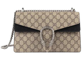 Gucci Dionysus Small GG Shoulder Bag Beige/Ebony - vue 360