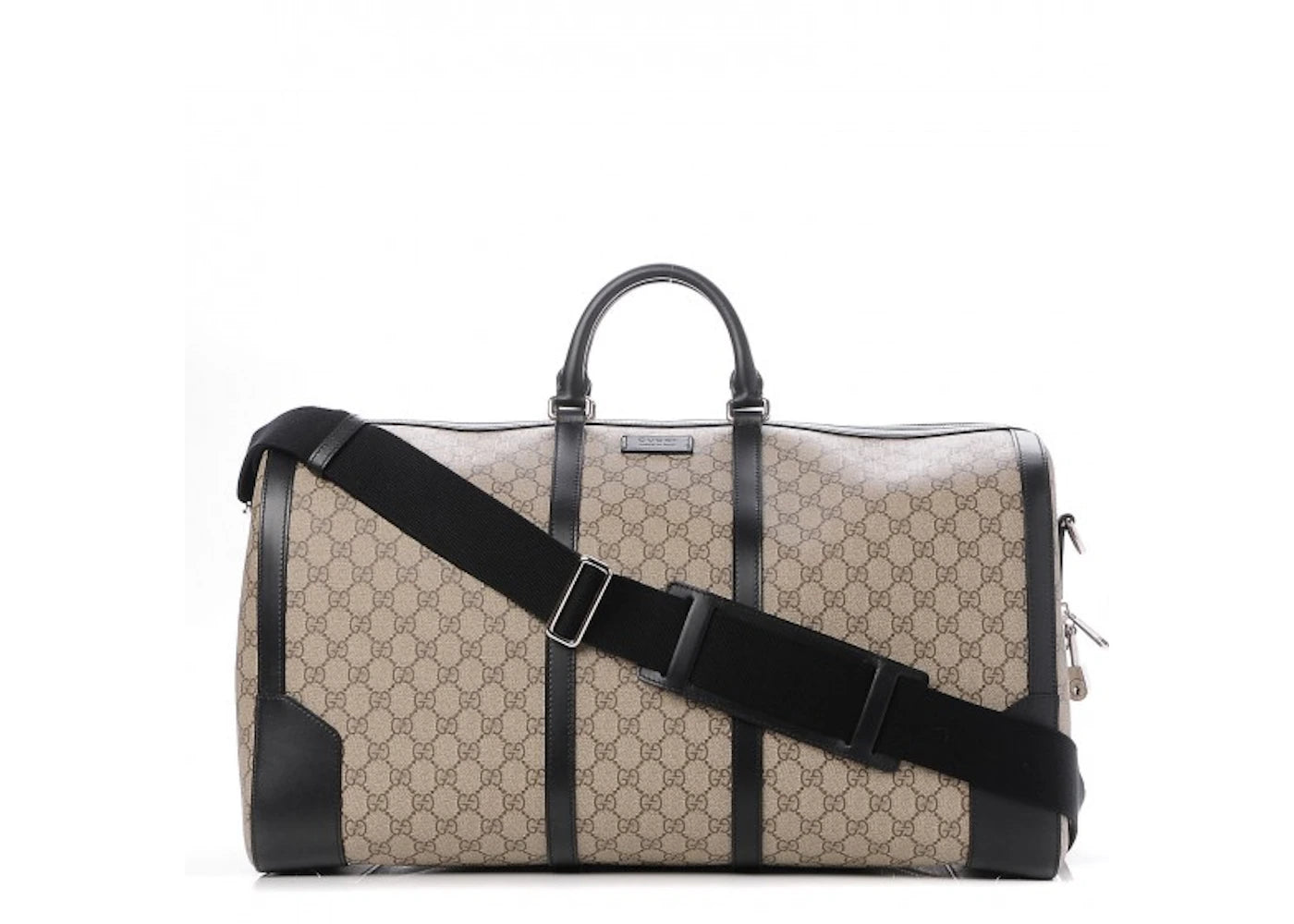 Gucci Duffle Monogram GG Supreme Large Nero Black - vue 360