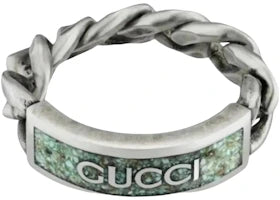 Gucci Enamel Ring Tiffany/Black - vue 360
