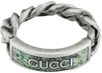 Gucci Enamel Ring Tiffany/Black