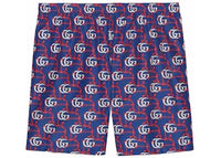 Gucci GG Anchor Print Swim Shorts Blue
