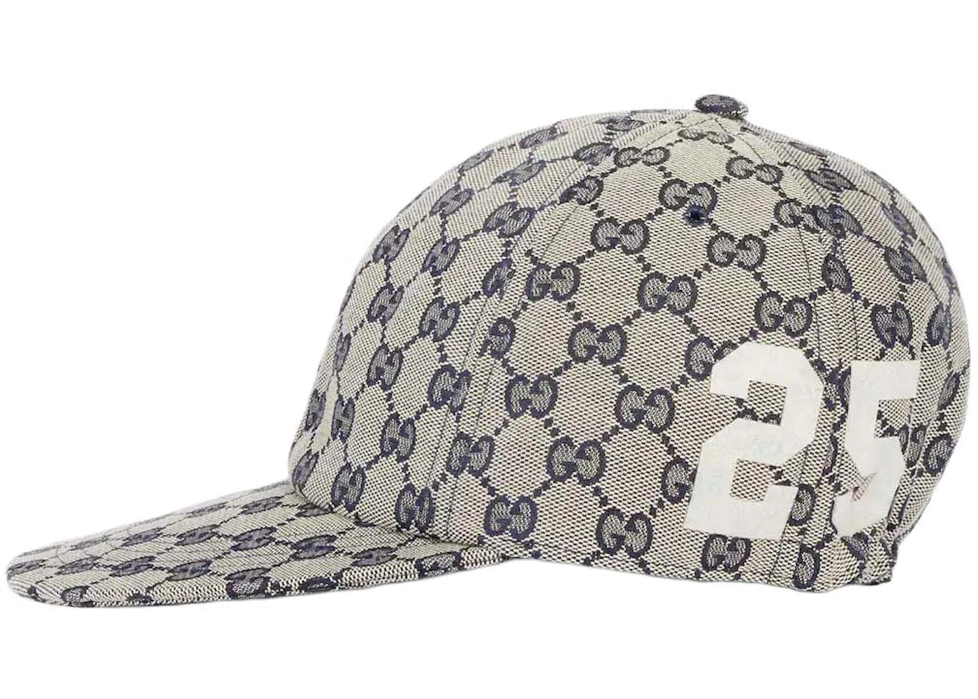 Gucci GG Canvas Baseball Cap Beige/Navy - vue secondaire A
