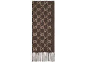 Gucci GG Cashmere Scarf Beige - vue 360