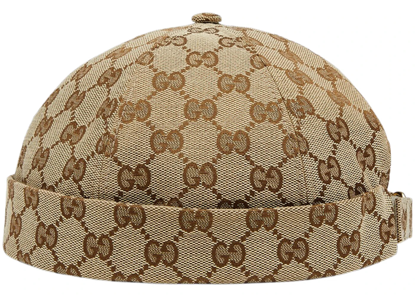 Gucci GG Cotton Canvas Hat Beige/Ebony - vue secondaire B