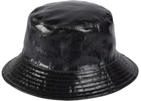 Gucci GG Crystal Bucket Hat Black - vue 360