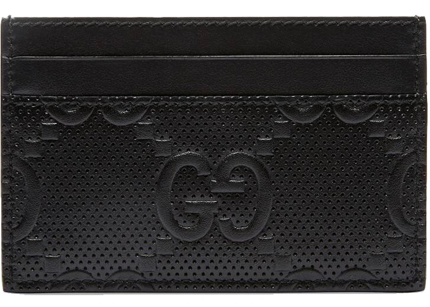 Gucci GG Embossed Card Case Black - vue secondaire B