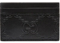 Gucci GG Embossed Card Case Black