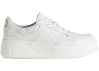 Gucci GG Embossed White Leather (Women's)