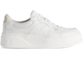 Gucci GG Embossed White Leather (Women's)