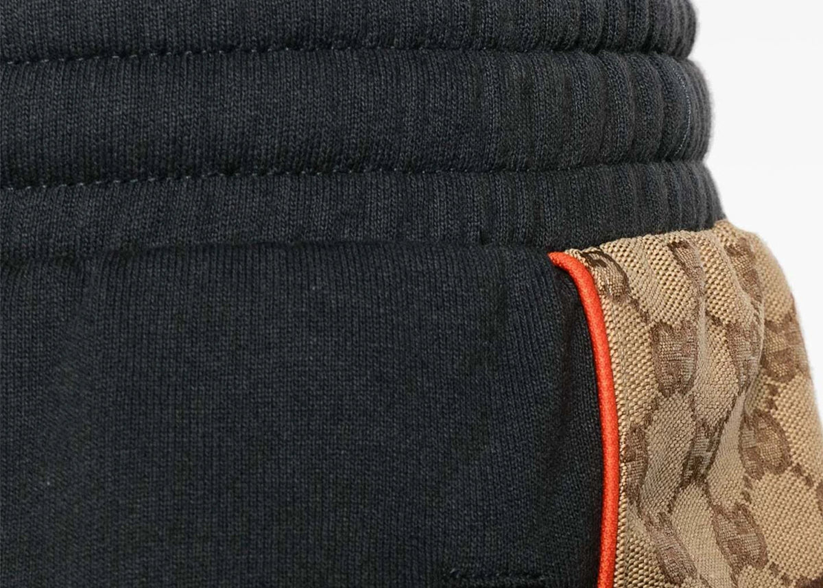 Gucci GG Insert Jogging Shorts Black - vue secondaire B