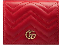 Gucci GG Marmont Bi-Fold Wallet Red