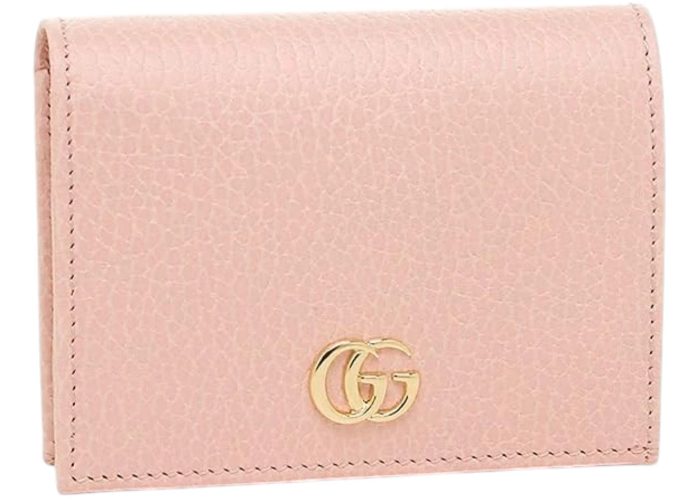 Gucci GG Marmont Card Case Wallet Pink - vue 360