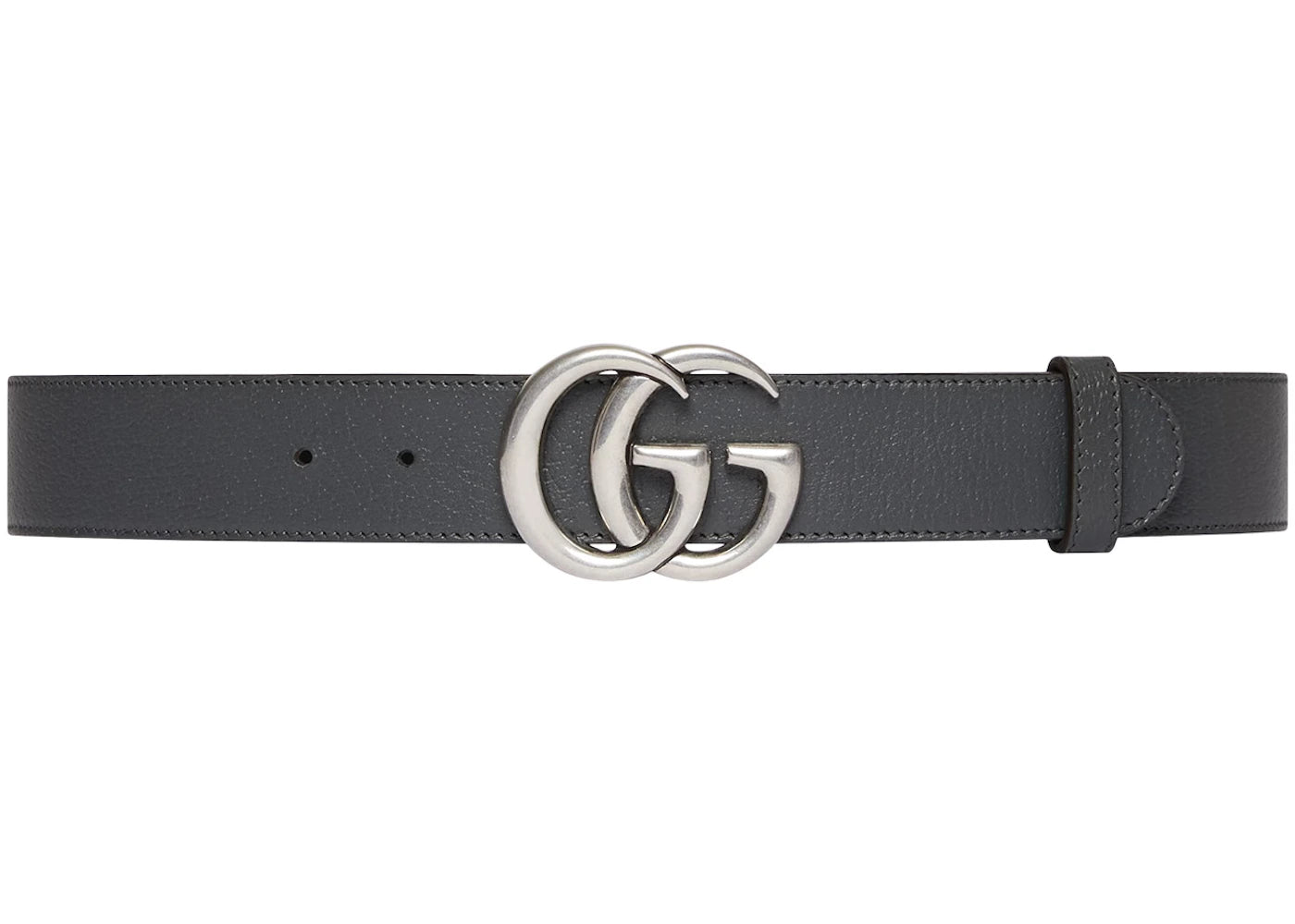 Gucci GG Marmont Reversible Belt Grey/Black - vue secondaire B