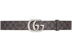 Gucci GG Marmont Reversible Belt Grey/Black - vue 360