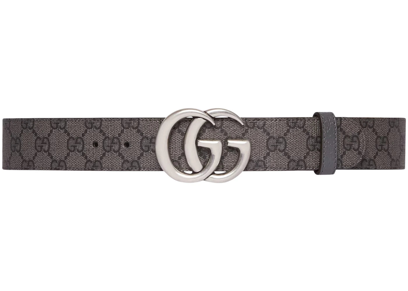 Gucci GG Marmont Reversible Belt Grey/Black - vue secondaire A