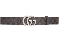 Gucci GG Marmont Reversible Belt Grey/Black