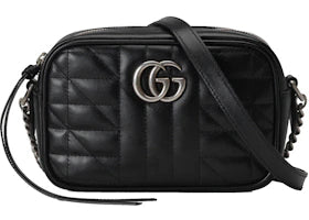 Gucci GG Marmont Shoulder Bag Mini Black - vue 360