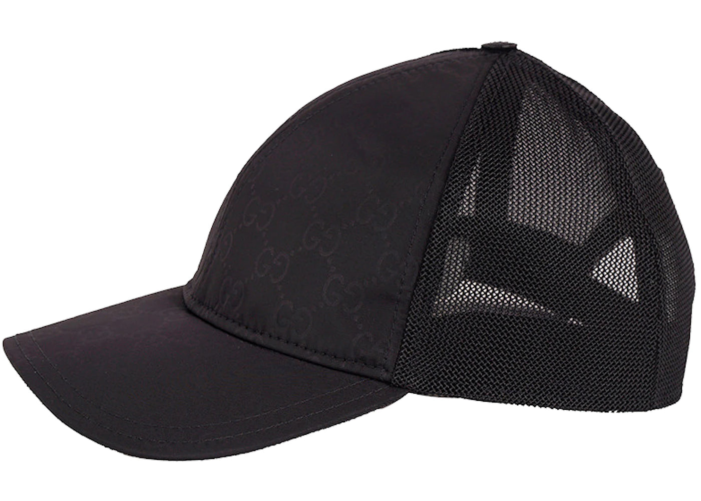 Gucci GG Nylon Baseball Cap Black - vue secondaire B