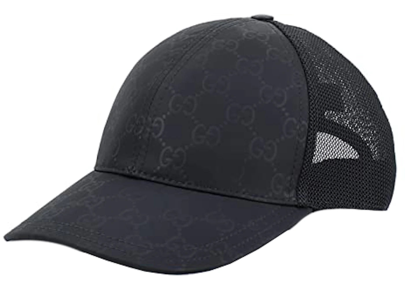 Gucci GG Nylon Baseball Cap Black - vue secondaire A