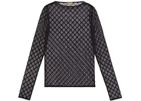 Gucci GG Star Tulle Top Black - vue 360