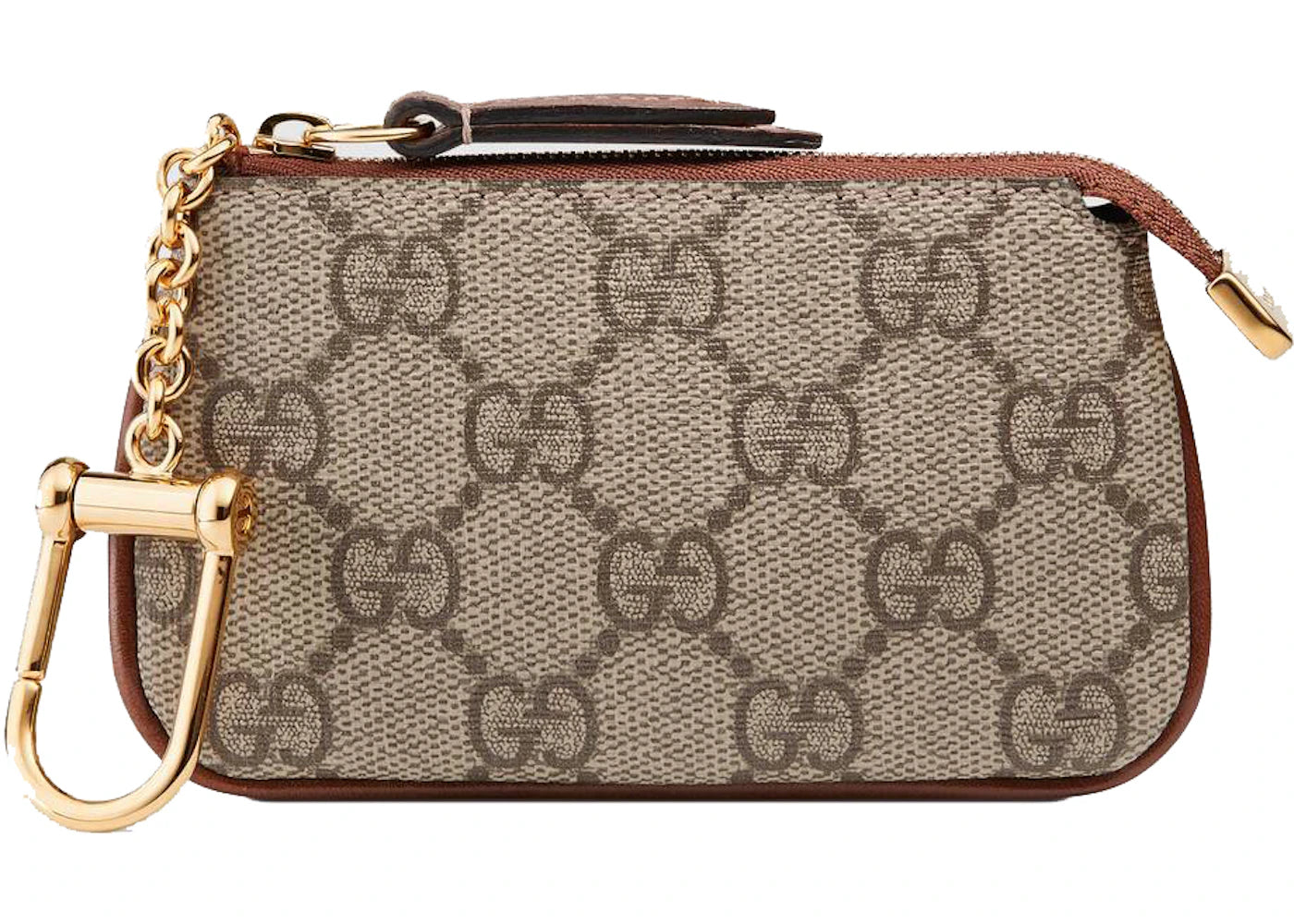 Gucci GG Supreme Key Pouch Beige/Ebony - vue secondaire A