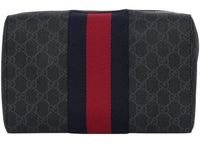 Gucci GG Supreme Toiletry Beauty Case Black/Grey