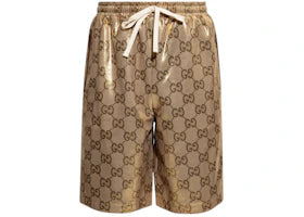 Gucci GG Technical Jersey Basketball Shorts Gold