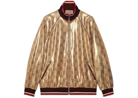 Gucci GG Technical Jersey Zip Jacket Gold