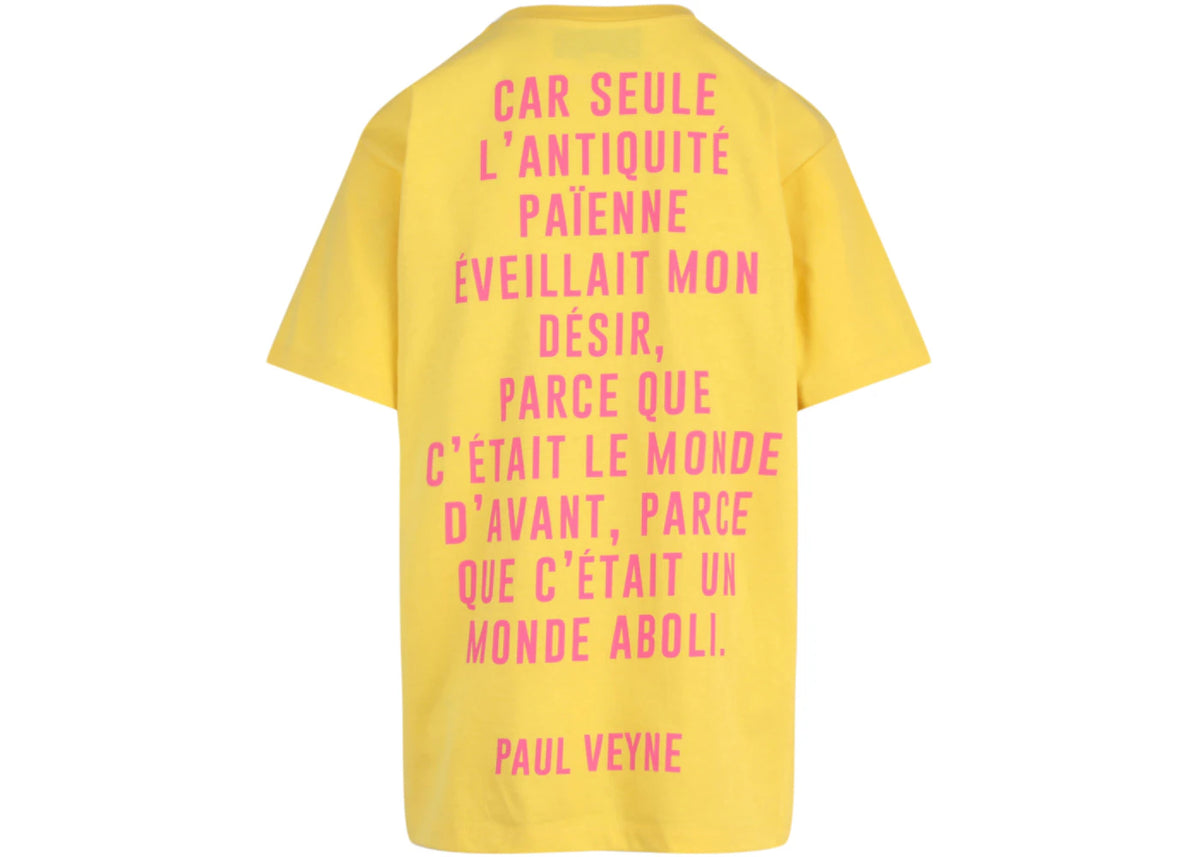 Gucci Graphic Printed Short Sleeve Shirt Yellow - vue secondaire B