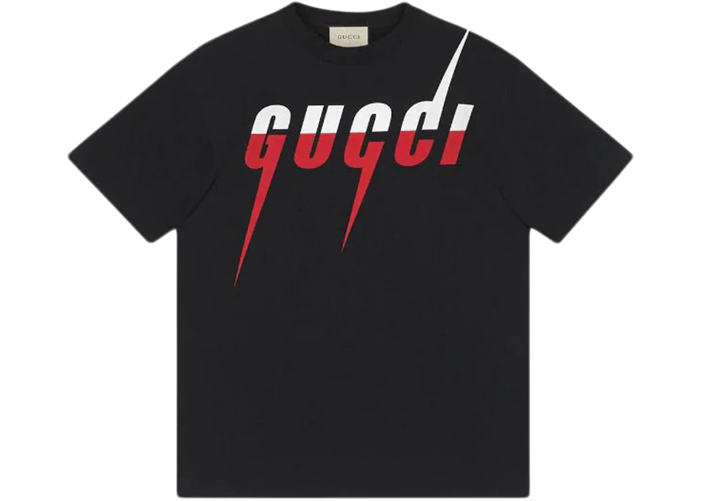 Gucci Blade Print T-shirt Black/Red/White - vue 360