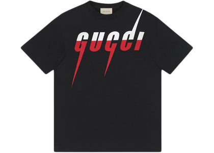 Gucci Blade Print T-shirt Black/Red/White - authentic Gucci apparel