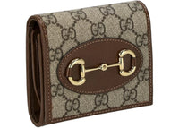 Gucci Horsebit 1955 Bifold Wallet Beige