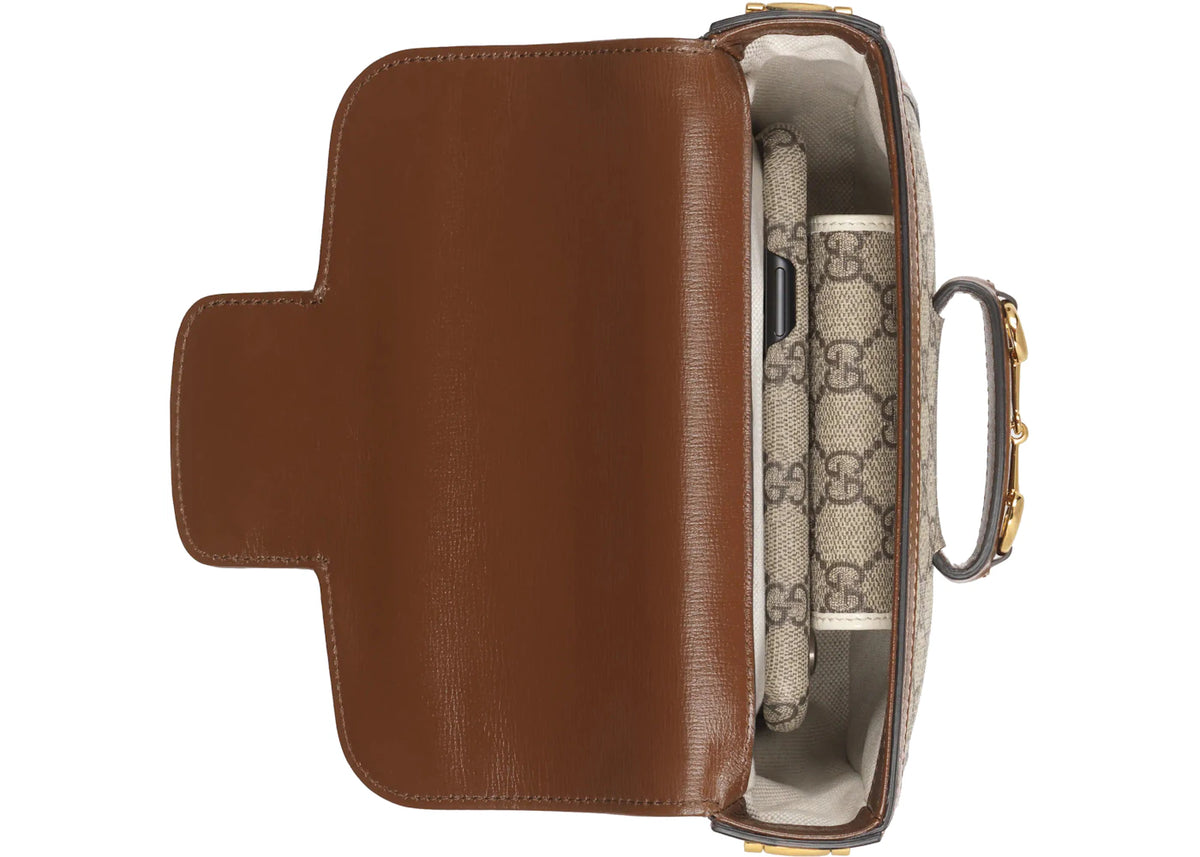 Gucci Horsebit 1955 Mini Bag Beige/Ebony - vue secondaire B
