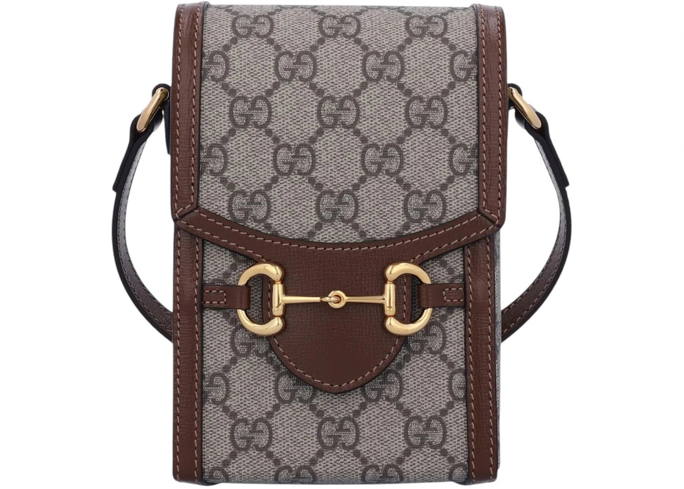 Gucci Horsebit 1955 Mini Bag Beige - vue 360