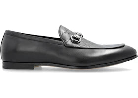 Gucci Horsebit Loafers Black GG Embellished