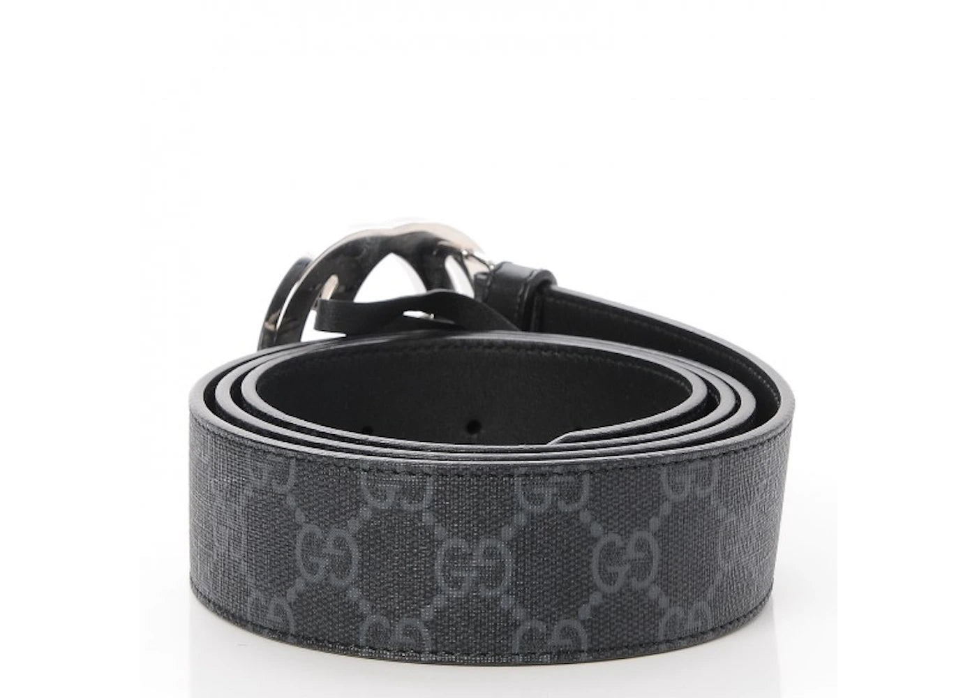 Gucci Interlocking G Belt GG Supreme Black - vue secondaire B