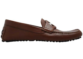 Gucci Interlocking G Moccasins Brown - vue 360