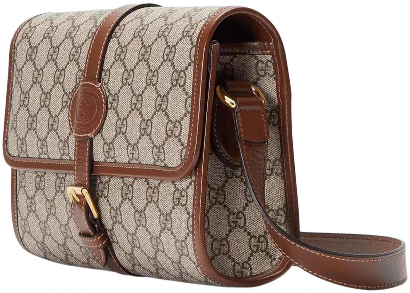 Gucci Interlocking GG Messenger Beige/Ebony - vue secondaire A