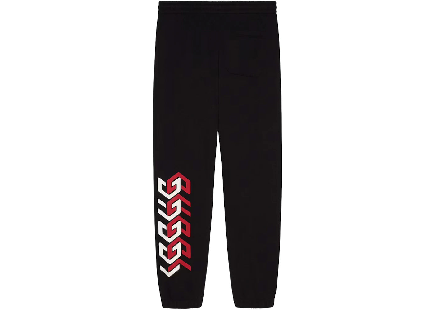 Gucci Jersey Jogging Pant With Gucci Mirror Print Black - vue secondaire B